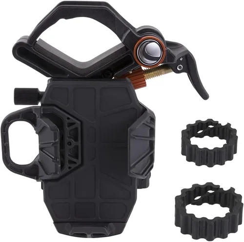 Miniatura 5 de Celestron 52238 C70 Mini Mak Spotting Scope, 25-75x, Negro y NexYZ Adaptador para teléfono inteligente de 3 ejes, negro