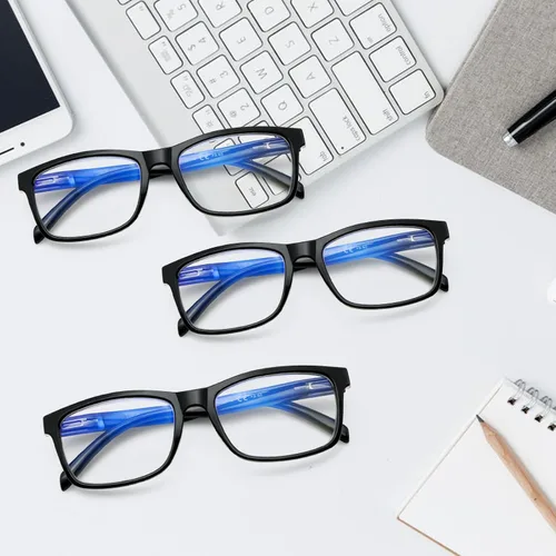 Miniatura 7 de SIGVAN Paquete de 6 lentes de lectura para mujeres y hombres, bloqueo de luz azul, bisagra de resorte, antifatiga ocular/deslumbramiento, lectores 6