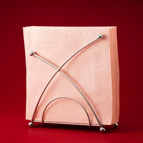 Miniatura 5 de Servilleteros de acero inoxidable para mesas - Servilleteros para cocina, servilleteros de mesa, servilleteros de cóctel, moderno servilletero