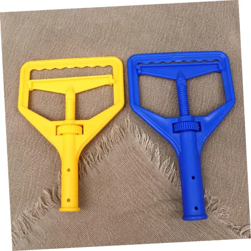 Miniatura 7 de ULTECHNOVO 2 unids cabeza de fregona comercial de microfibra mopa de microfibra mopa mojada mopa comercial mango de fregona plana cabeza