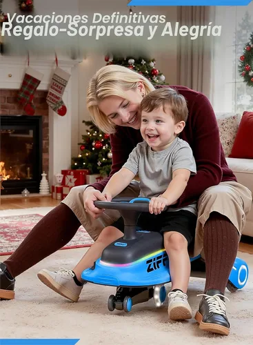 Miniatura 9 de Coche eléctrico con luz JOVA ZIFFY 45W 5.5A con pedal, batería recargable, coche oscilante 2 en 1, juguete de paseo de 2 velocidades, antivuelco