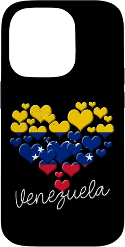 Miniatura 17 de Funda para iPhone 17 con diseño de corazón hispano con bandera venezolana con orgullo de Venezuela