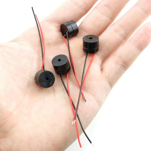 Miniatura 5 de E-outstanding Zumbador de alarma 4PCS DC 6-12V Zumbador activo con cable Mini conector tono Sonda altavoz alarma electrónica timbre zumbadores 85dB