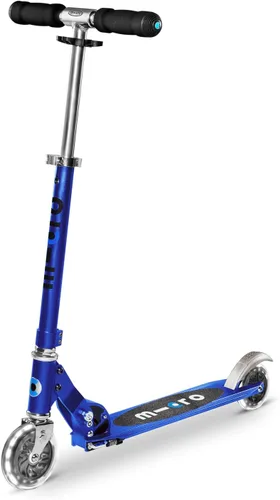 Micro Patinete Sprite plegable LED para niños y adolescentes para mayores de 6 años | Niños de hasta 220 libras | 2 ruedas | Listo para viajar |