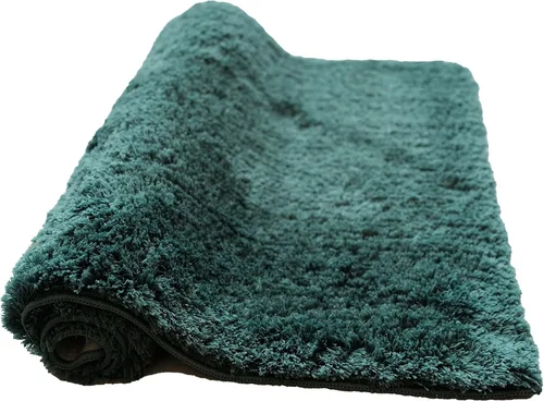 Miniatura 26 de CozeCube Tapetes de baño circulares de vellón para baño, esponjosos, absorbentes, de microfibra de secado rápido, antideslizantes, lavables