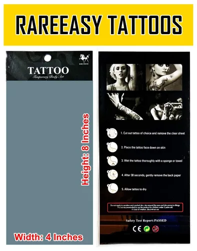Miniatura 3 de Tatuajes 2 hojas de plumas negras de fantasía temporales tatuajes adhesivos falsos cuerpo brazo pecho hombro tatuajes para adolescentes, hombres