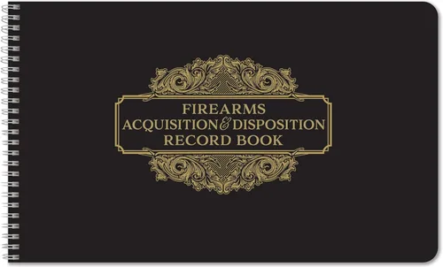 Miniatura 8 de BookFactory Libro de registro del fabricante e importador de armas de fuego/Libro de registro de adquisición y disposición/Libro de registro