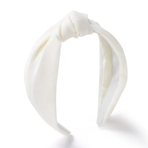 Miniatura 16 de Etercycle Diadema para mujeres, diadema ancha anudada, banda elástica para el cabello de yoga, accesorios de moda para el cabello para mujeres