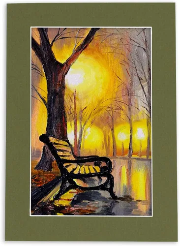 Miniatura 179 de 8.5x11 Mat for 11x14 Frame - Precut Mat Board Acid-Free Brown 8.5x11 Photo Matte Made to Fit a 11x14 Picture Frame, Premium Matboard for Family