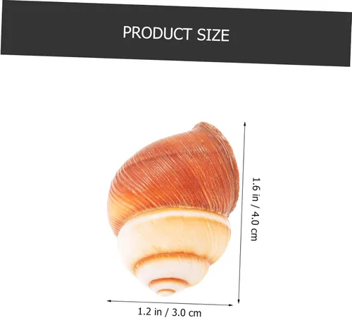 Miniatura 3 de Hemobllo 5 unidades de caracol natural Escargot para hornear diseño de aislamiento térmico para restaurantes, uso doméstico, seguro para horno