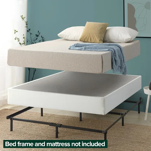 Miniatura 3 de Somier base de colchón plegable Sleep Master BiFold, Acero, Blanco