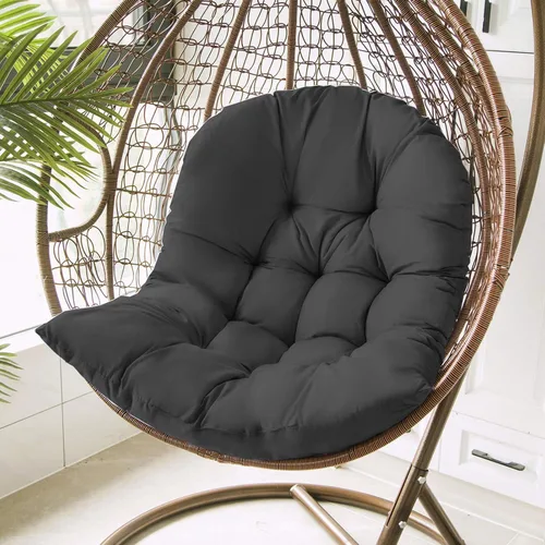 GARCAN Cojín colgante para silla de huevo, cojines gruesos para silla de huevo para exteriores, cojín suave para silla de columpio de huevo, cojines