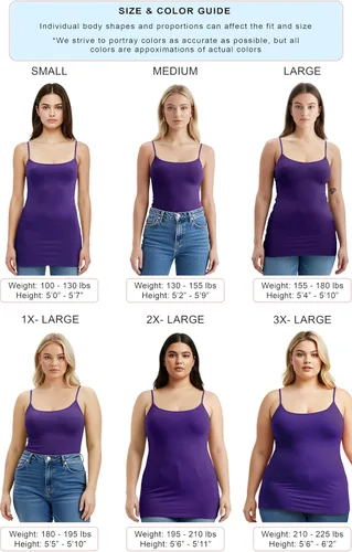 Miniatura 46 de Emmalise Camisola larga casual básica para mujer, con tirantes ajustables, top en capas