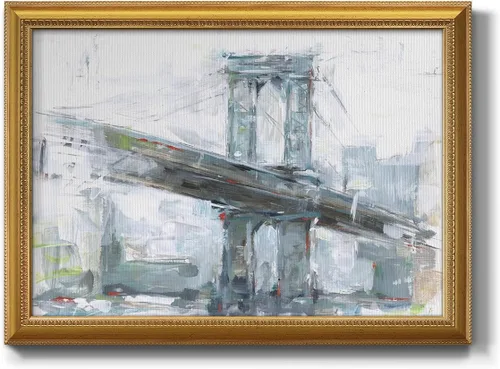 Miniatura 41 de Arte de pared de mapa de Estados Unidos azul sobre líneas blancas y rojas, pintura de fondo, arte abstracto moderno, decoración del hogar, lienzo