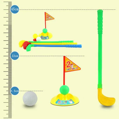 Miniatura 4 de Homoyoyo Juego de palos de golf de plástico, juego de golf, juego de golf, juego de golf educativo temprano para deportes divertidos en interiores