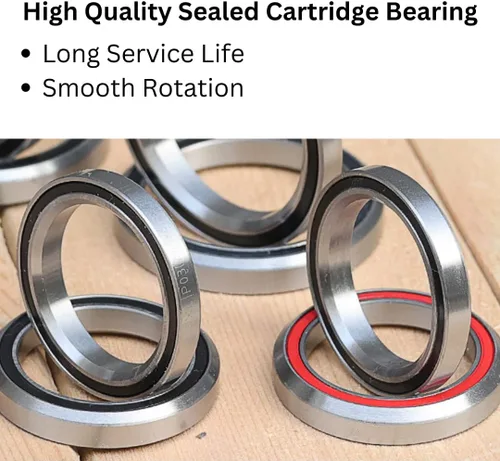 Miniatura 4 de Auriculares para bicicleta de 41.8/2.047 in, IS42 / IS52 (integrados), con rodamientos sellados para tubo de dirección de horquilla recto y cónico
