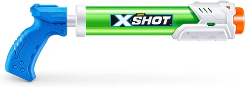 Miniatura 7 de XSHOT Water Warfare - Remojador de tubo pequeño (paquete de 4) por ZURU Super Soaking Pump Action, paquete de fiesta en la piscina, llena hasta 12.8