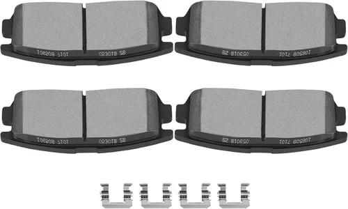 Pastillas de freno, 4 pastillas de freno de disco de cerámica traseras ECCPP para Chevy Captiva Sport, Equinox, 10-17 para GMC Terrain, 07-09 para