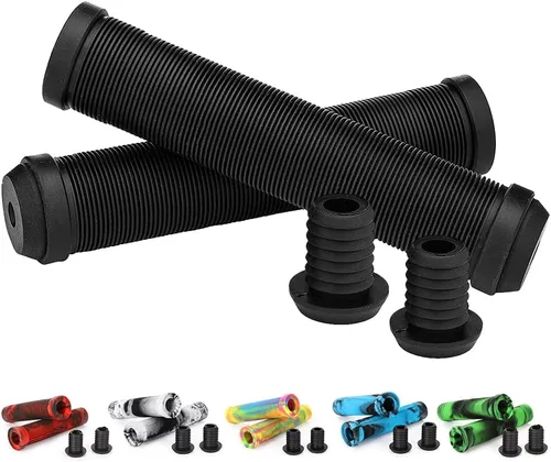 Empuñaduras para patinete - Empuñaduras mixtas de color para manillar de MTB y BMX | Empuñaduras suaves de 145 mm para patinete de maniobras