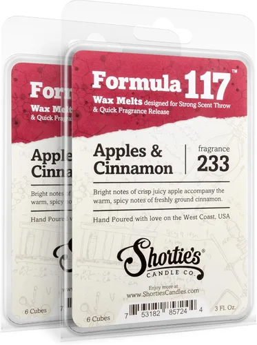 Miniatura 9 de Shortie's Candle Company Apple Harvest Wax Melts Multi Pack – Fórmula 117-2 altamente perfumada 3 onzas barras (6 onzas en total) – Hecho