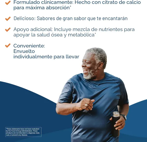 Miniatura 6 de Bariatric Fusion Suplemento de calcio bariátrico masticable Citrato de calcio con vitamina D3 vitamina bariátrica Masticable sin azúcar 500 mg