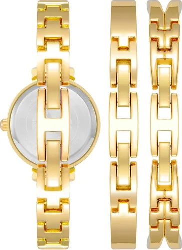 Miniatura 29 de Anne Klein AK/2245 - Juego de reloj de pulsera con detalles de cristal prémium para mujer
