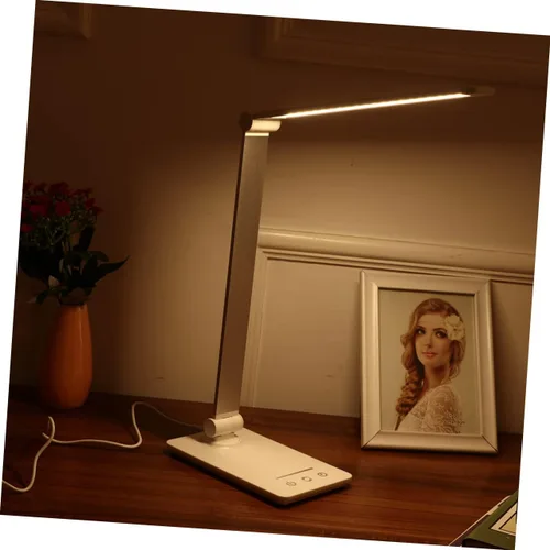 Miniatura 7 de Uonlytech Lámpara LED de escritorio para ojos con control táctil recargable, modos de brillo, diseño para el hogar, oficina, dormitorio, lectura