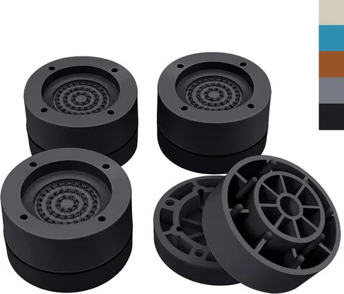 ANNKUT Elevadores de muebles de 1 pulgada, elevadores de cama redondos resistentes para elevación de patas de silla, mesa y escritorio, elevadores