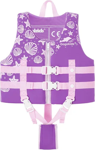 Miniatura 13 de Gogokids Chaleco de natación para niños, flotadores para bebés – Chaleco de flotabilidad para niños y niñas para piscina y playa, para niños de 2 a