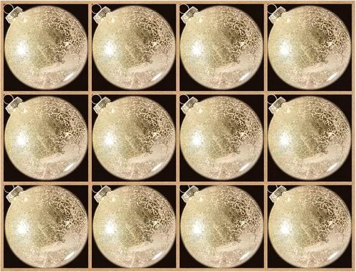 Miniatura 13 de DN DECONATION Bolas de Navidad de cristal marrón, juego de 9, bolas de Navidad colgantes de 3 pies para decoración del árbol de Navidad, regalo