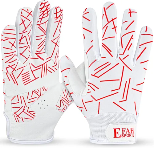 Miniatura 8 de Guantes de bateo de béisbol EFAH SPORTS para jóvenes, adultos, hombres, niños y niños con acolchado, cómodos guantes de bateo de sóftbol con palmas