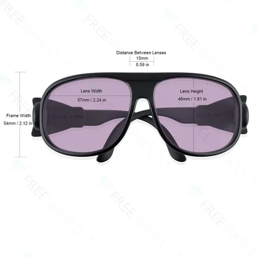 Miniatura 4 de FreeMascot OD 5+ 190nm-380nm/750nm-860nm longitud de onda violeta y láser infrarrojo gafas de seguridad
