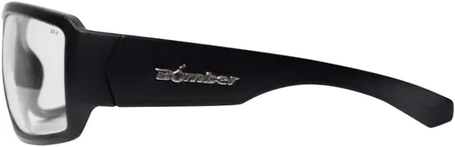 Miniatura 4 de BOMBER Gafas de Seguridad Transparentes para Hombres, Marco Negro Mate con Lente de Seguridad Transparente de Policarbonato Cumple con z87 BG101