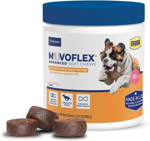 Miniatura 7 de MOVOFLEX Virbac - Suplemento de apoyo avanzado para la cadera y las articulaciones para perros pequeños, 60