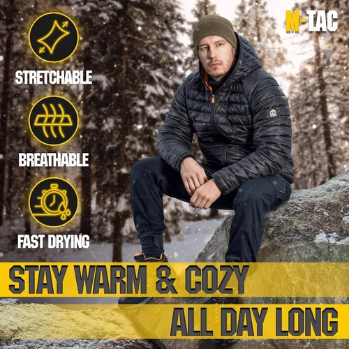 Miniatura 2 de M-Tac Gorra de reloj de forro polar - Gorro táctico de invierno con Slimtex