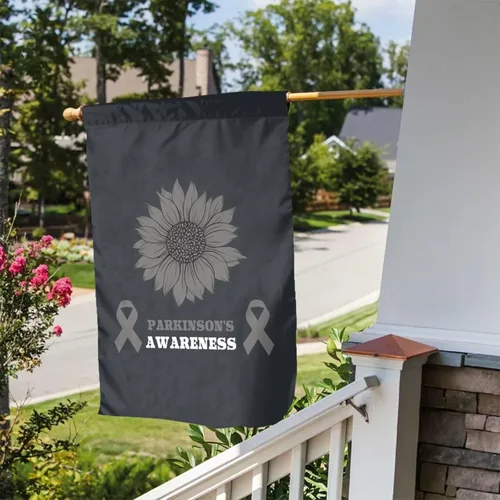 Miniatura 14 de Bandera de jardín de concientización sobre la enfermedad de Alzheimer de 12 x 18 pulgadas, cartel vertical de doble cara para decoración del hogar
