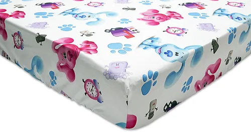 Miniatura 4 de Blues Clues You Are Smart - Juego de ropa de cama infantil de 4 piezas, incluye edredón, juego de sábanas, sábana bajera, sábana superior + funda