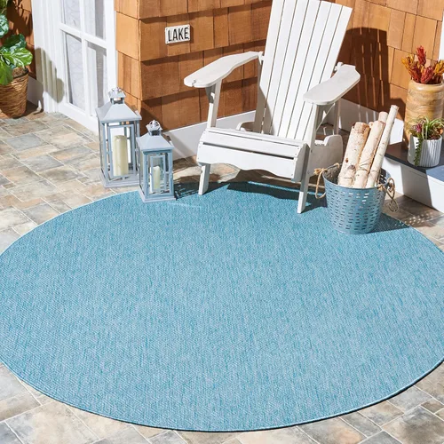 Miniatura 38 de SAFAVIEH Courtyard Collection CY8520 - Alfombra decorativa sólida para interiores y exteriores, impermeable, fácil limpieza, 2 x 3 pies 7 pulgadas