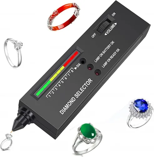 Miniatura 5 de Probador de diamantes, probador de diamantes de alta precisión y antorcha de diamantes, kit de probador de diamantes profesional para principiantes
