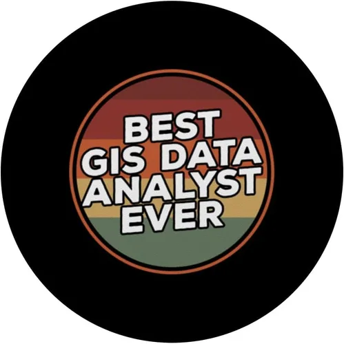 Miniatura 3 de Vintage Best GIS Data Analyst Ever PopSockets Standard PopGrip