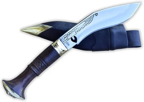 Kukri/Khukuri genuino - Cuchillo de cocina auténtico Cheetlange de hoja de 5 pulgadas hecho a mano por GK & CO.Kukri House en Nepal