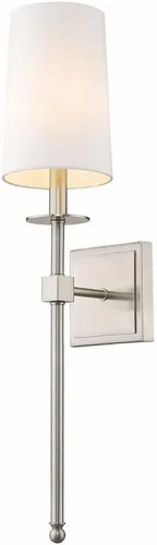 Miniatura 7 de Z-Lite 1 aplique de pared ligero 811-1S-BN, níquel cepillado