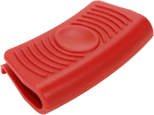 Miniatura 2 de Sscon 2 pares de asas calientes de silicona para ollas de resistencia al calor, agarres de soporte para sartén de hierro fundido (rojo)