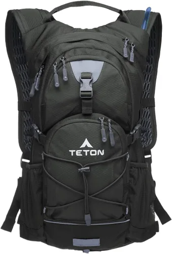 Miniatura 16 de Teton Oasis/Trailrunner Mochila de hidratación – Paquete de agua ligera con bolsa de 2L/3L para senderismo, correr, ciclismo, ciclismo – Tamaños