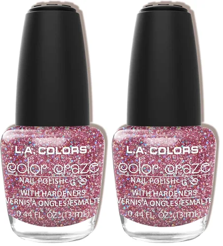 Miniatura 32 de L.A. COLORS Esmalte de uñas Color Craze, Glitter Bomb CNP543 Bomba de purpurina