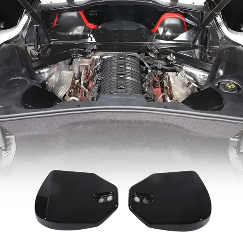 Miniatura 11 de Cubierta de Torre de Puntal Trasero Compatible con Chevrolet Corvette C8 Stingray 2020-2024, Panel de Protección de Torre Amortiguadora Trasera