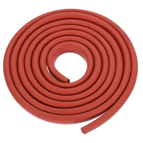Miniatura 15 de uxcell Varilla de espuma de 3.28 pies, relleno de juntas sólidas en forma de D de 1.18 x 0.59 pulgadas, tira de sellado de espuma para protector