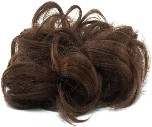 Miniatura 5 de PARAHAIR Extensiones de cabello rubio con reflejos (#18/613) para mujer, cabello sintético para cola de caballo (rubio dorado y rubio decolorado)
