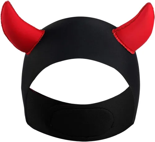 Miniatura 9 de Diadema de buceo con orejas de gato, diadema de natación para mujeres y niños, capucha de neopreno de 0.079 pulgadas (0.079 in), mantiene el agua