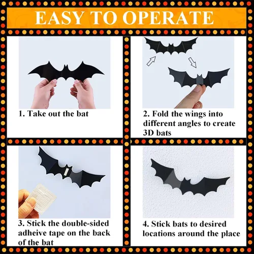 Miniatura 3 de Decoraciones colgantes de Halloween para interiores y exteriores, sombreros de bruja, paquete de 8 sombreros de bruja de Halloween con cuerda de 108